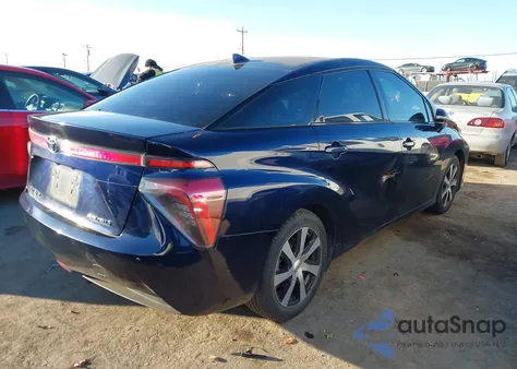2020 Toyota Mirai из США, поврежденный, VIN JTDBVRBD3LA008011